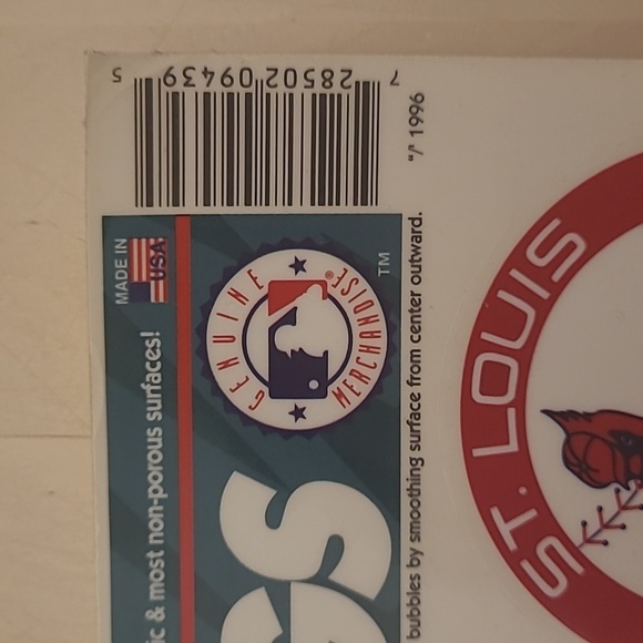 VTG 1996 MLB Various Team Window Clings(1 NWT, 1 missing 2 Clings) - Picture 3 of 13